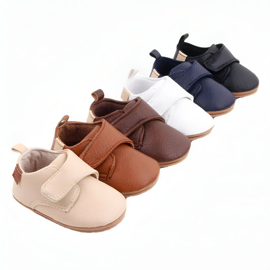 Mocassins Bébé Garçon – Simili Cuir, Antidérapante