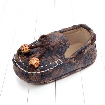 ChicBébé Mocassins Bébé Carreaux Perles Soignés