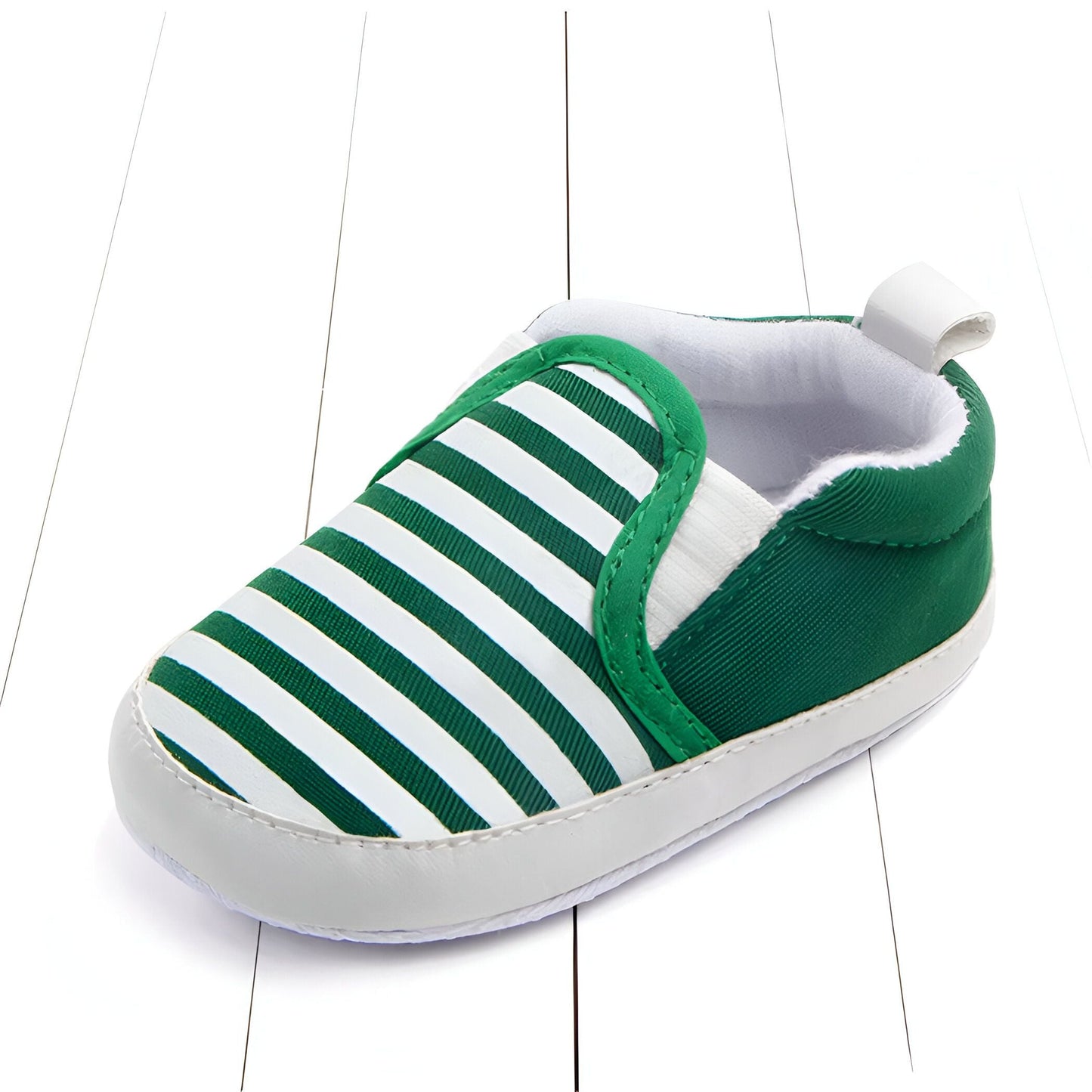 Mocassins Bébé Coton Rayures Été Confortables - BeChic