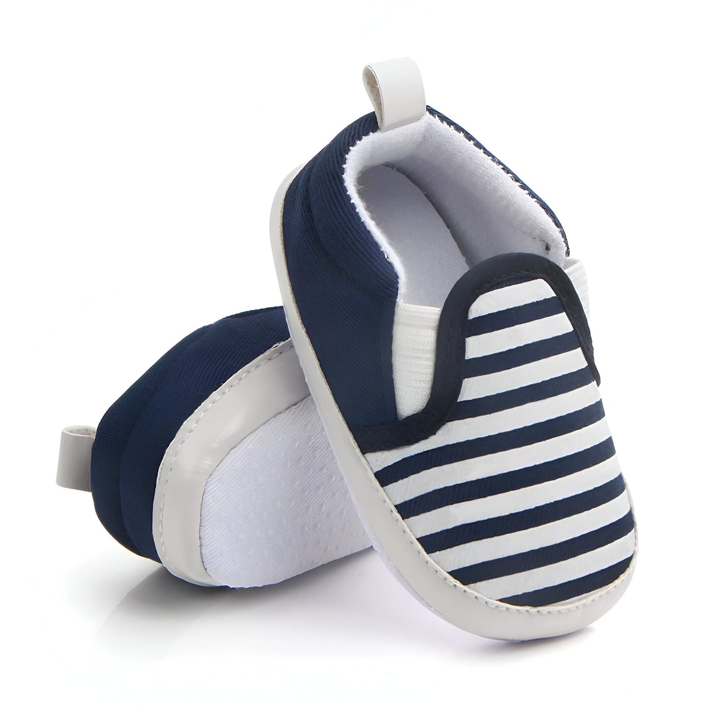 Mocassins Bébé Coton Rayures Été Confortables - BeChic