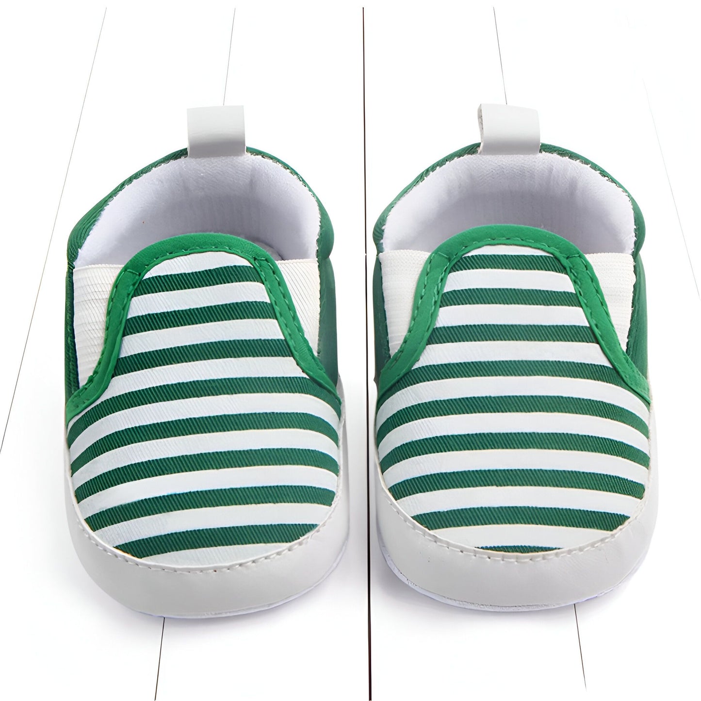 Mocassins Bébé Coton Rayures Été Confortables - BeChic