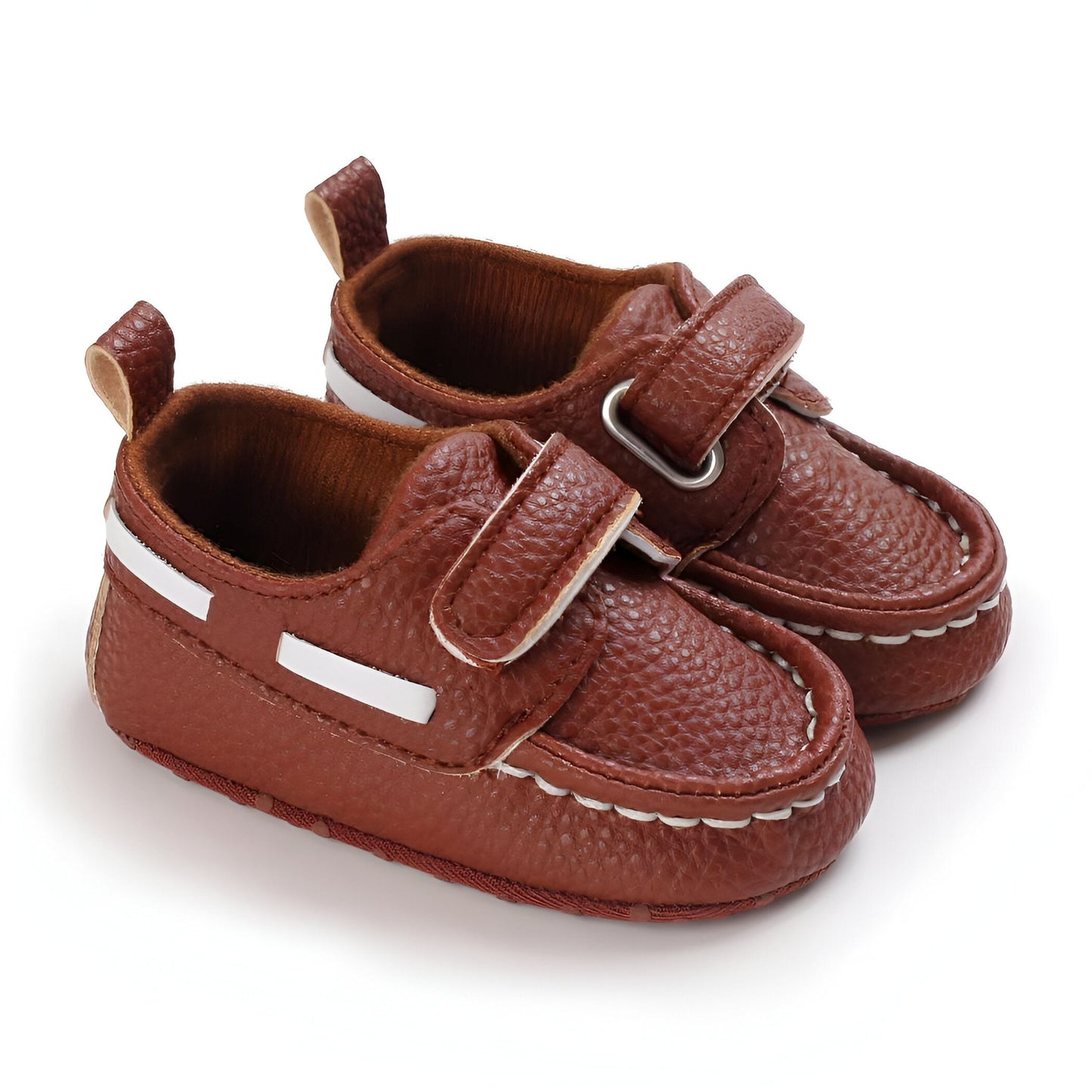 NovaKids Mocassins Bébé Bateau Velcro