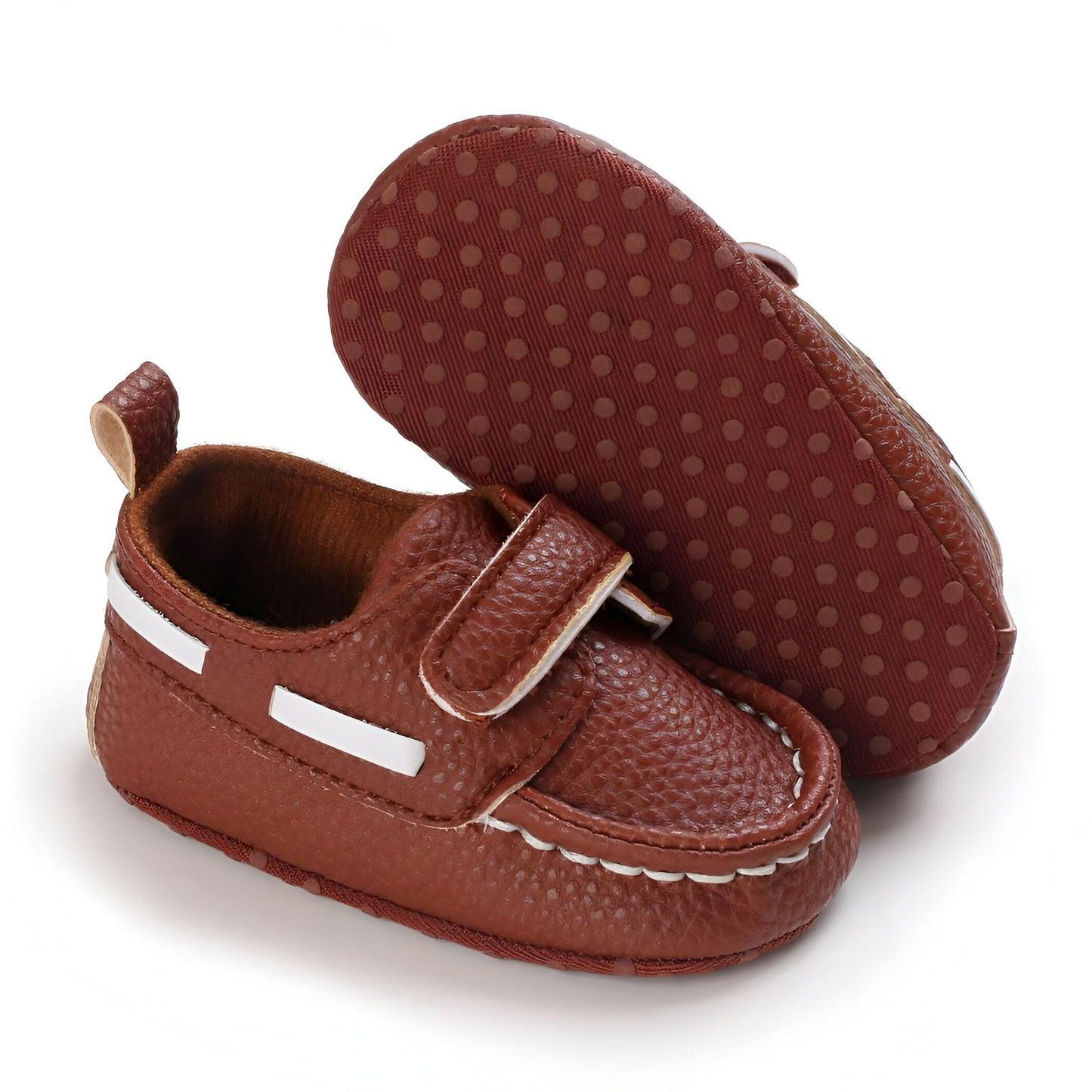 NovaKids Mocassins Bébé Bateau Velcro