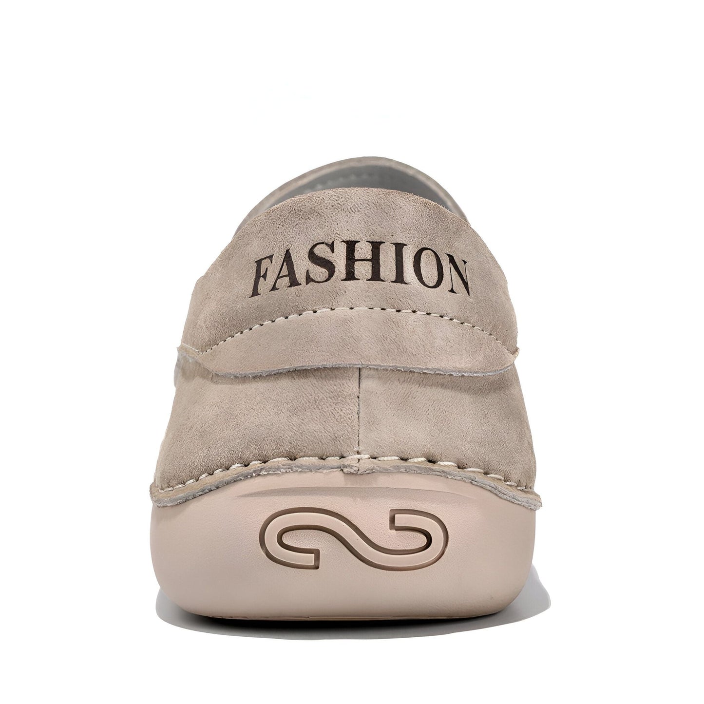LuxeStep Mocassins Homme Beige en Daim Véritable