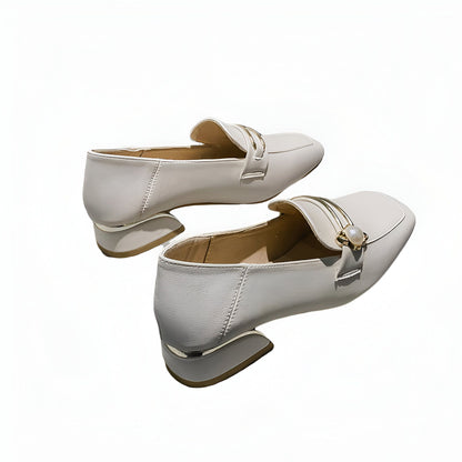 NovaLux Mocassins Carrés Femme Talon 3cm Confortables