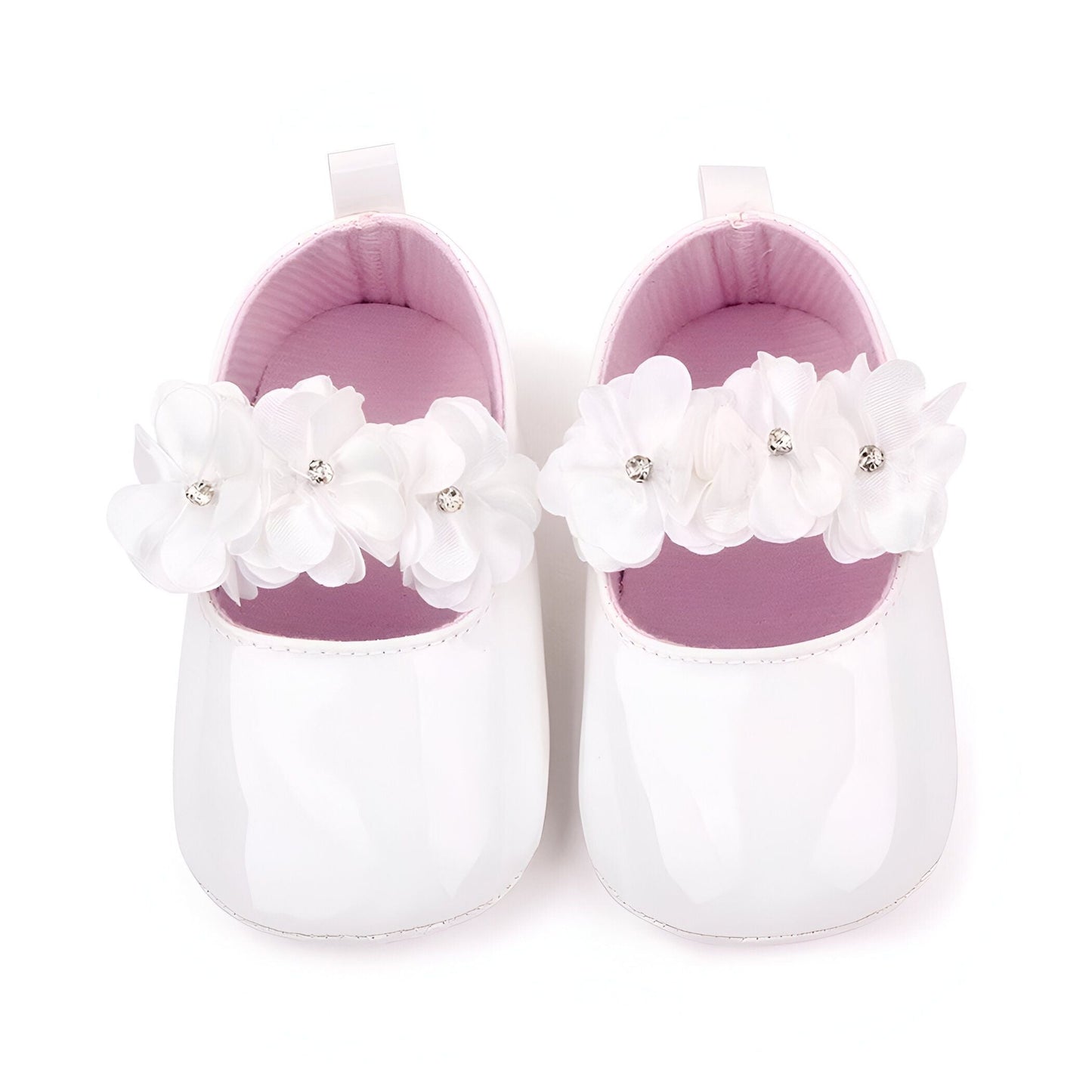 Chaussons Bébé Fille Fleur Décoré - BrandX