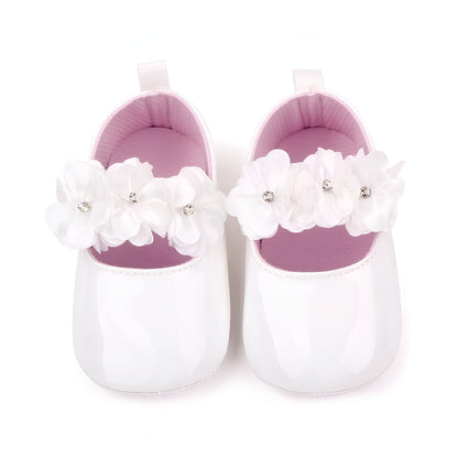 Chaussons Bébé Fille Fleur Décoré - BrandX