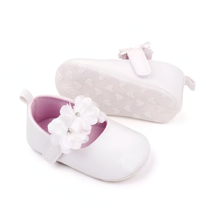 Chaussons Bébé Fille Fleur Décoré - BrandX