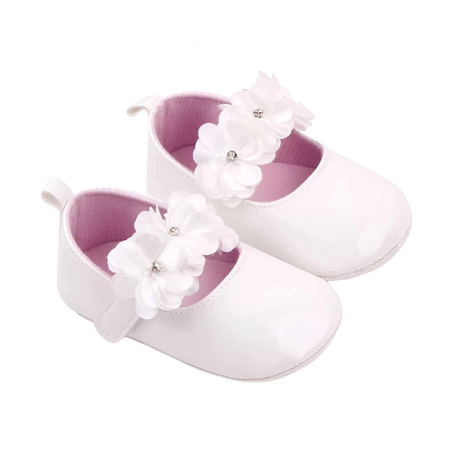 Chaussons Bébé Fille Fleur Décoré - BrandX