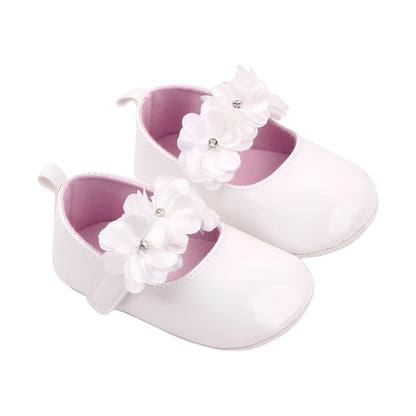 Chaussons Bébé Fille Fleur Décoré - BrandX