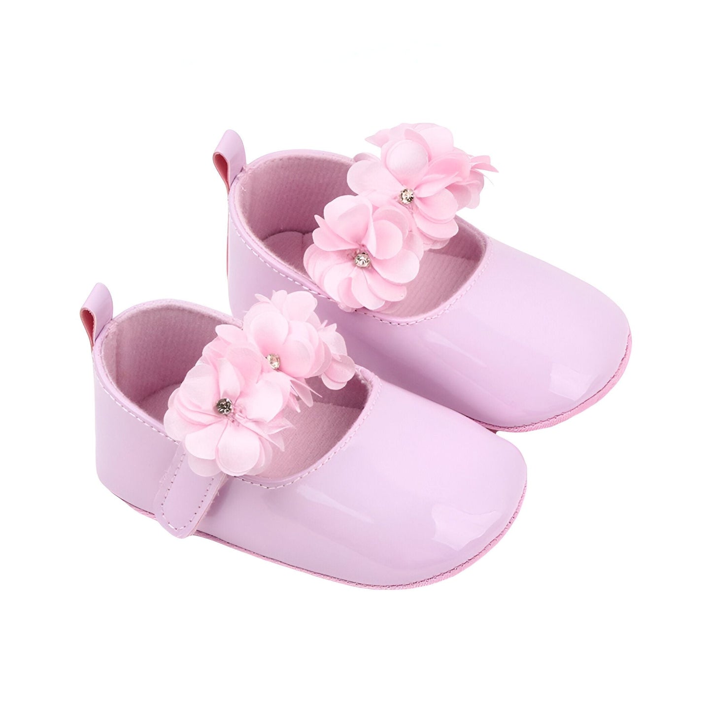 Chaussons Bébé Fille Fleur Décoré - BrandX
