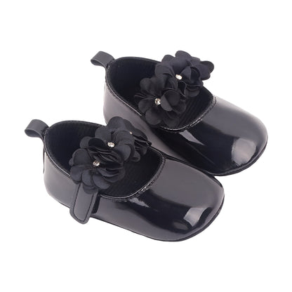 Chaussons Bébé Fille Fleur Décoré - BrandX