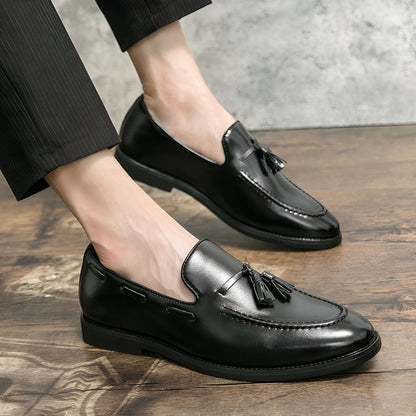 Signature Mocassins Homme Classiques Glands Cuir Lisse