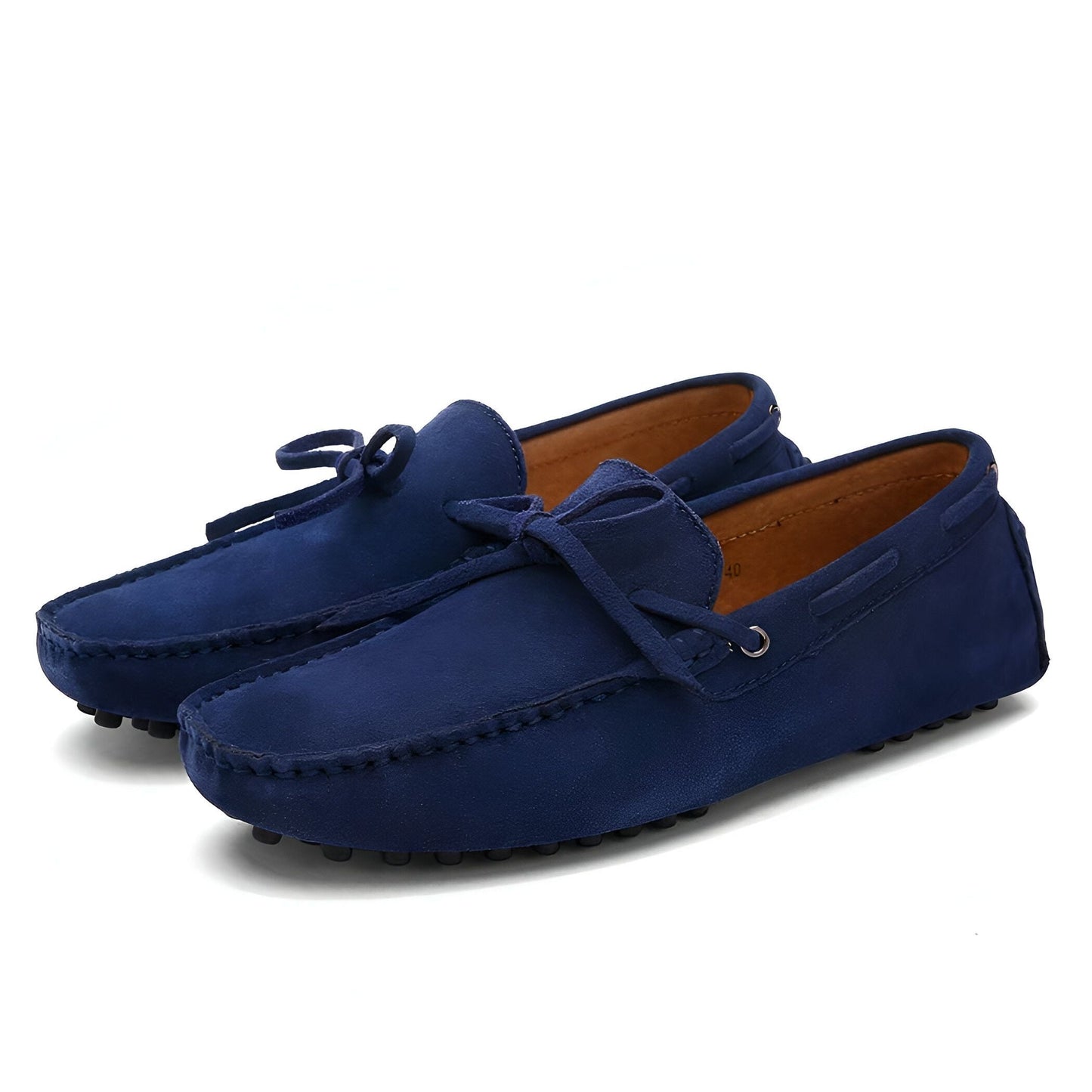 LuxeBrand Mocassins Homme Simili Daim à Lacets Raffiné