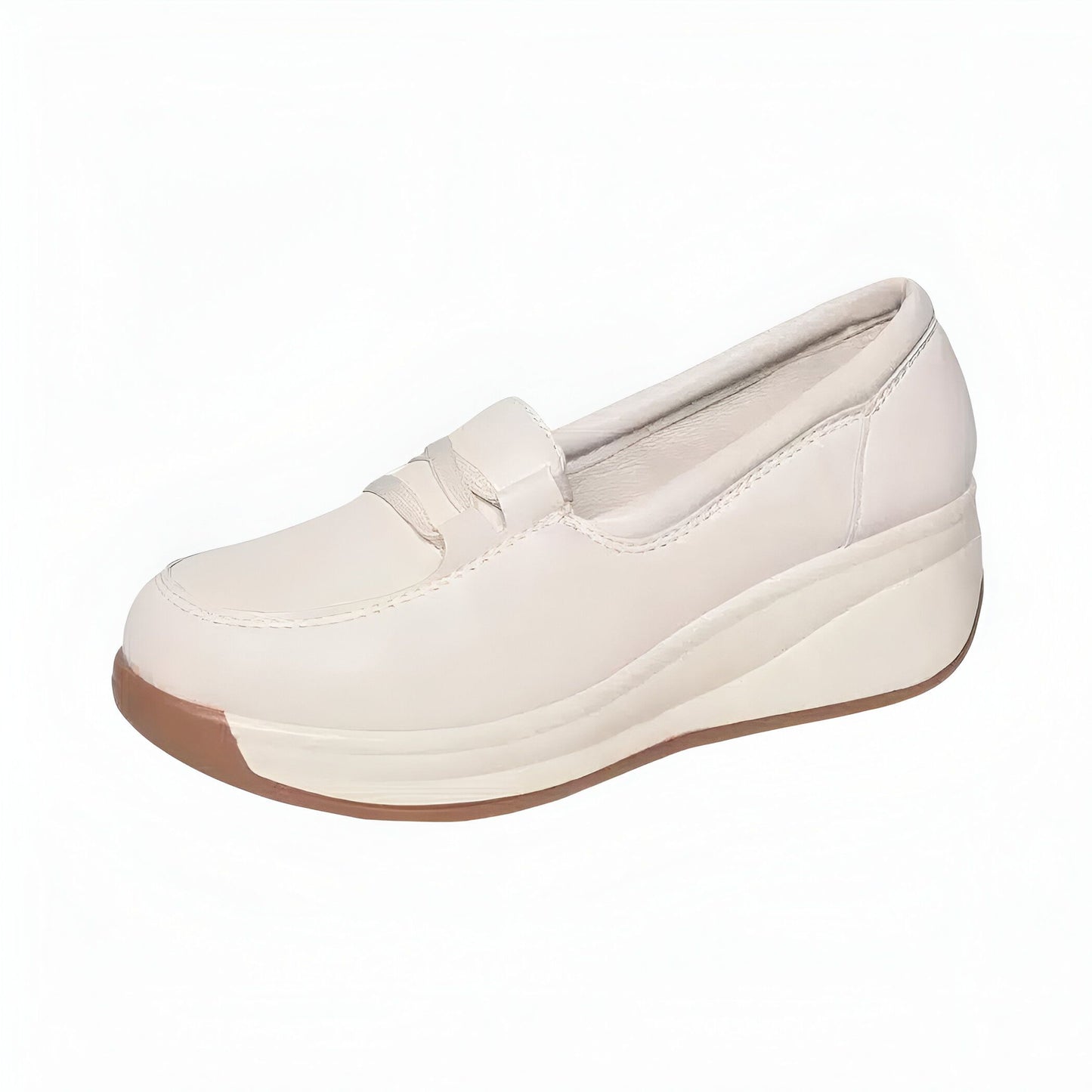 BM Mocassins femme confortables et respirants compensés