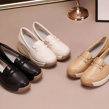 BM Mocassins femme confortables et respirants compensés
