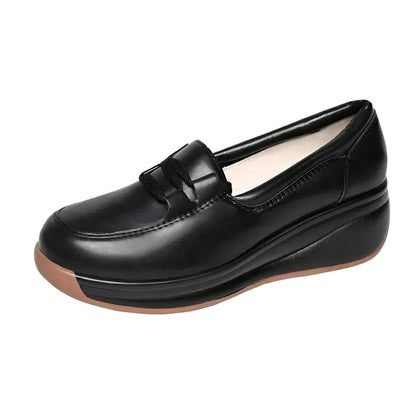 BM Mocassins femme confortables et respirants compensés