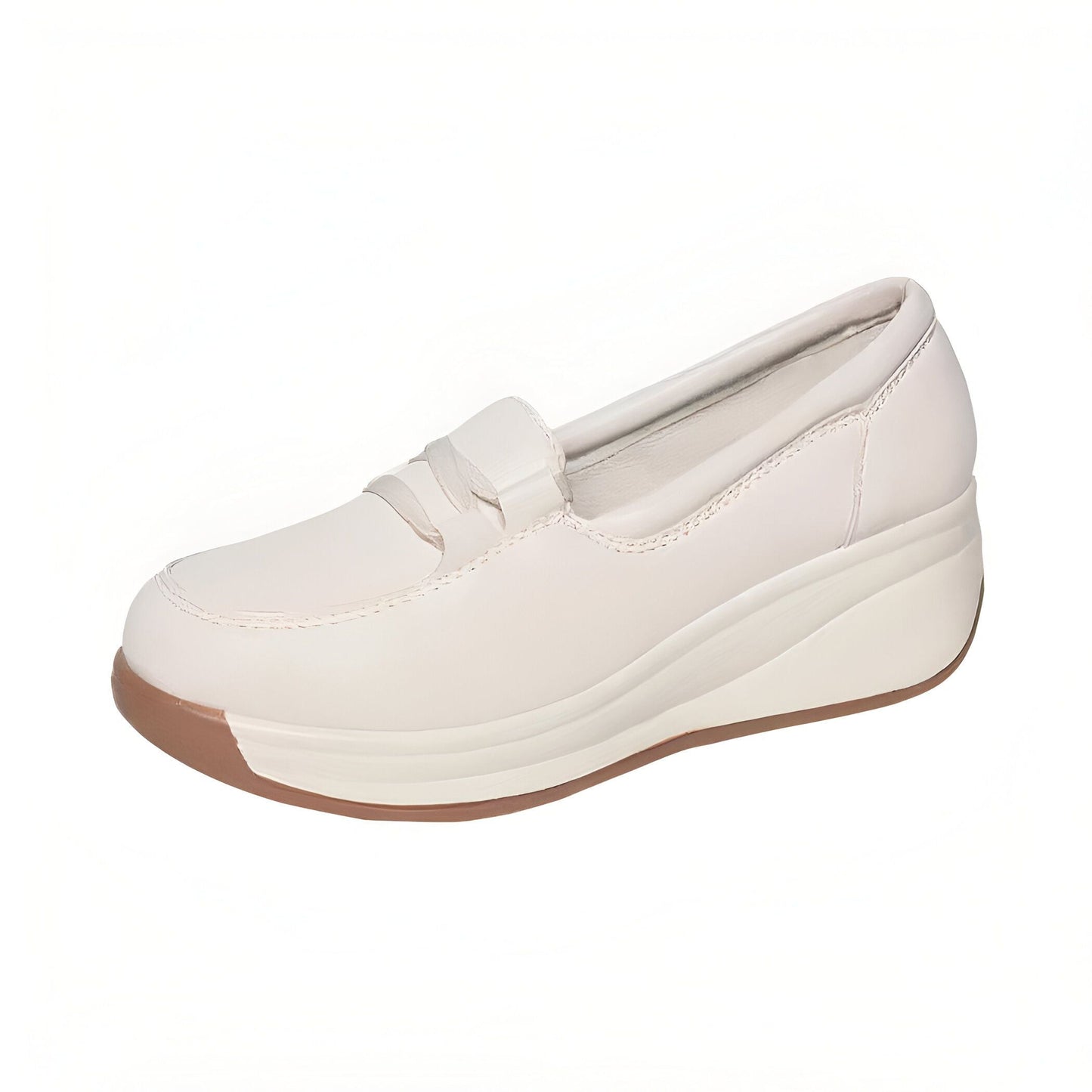 BM Mocassins femme confortables et respirants compensés