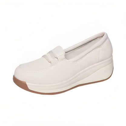 BM Mocassins femme confortables et respirants compensés