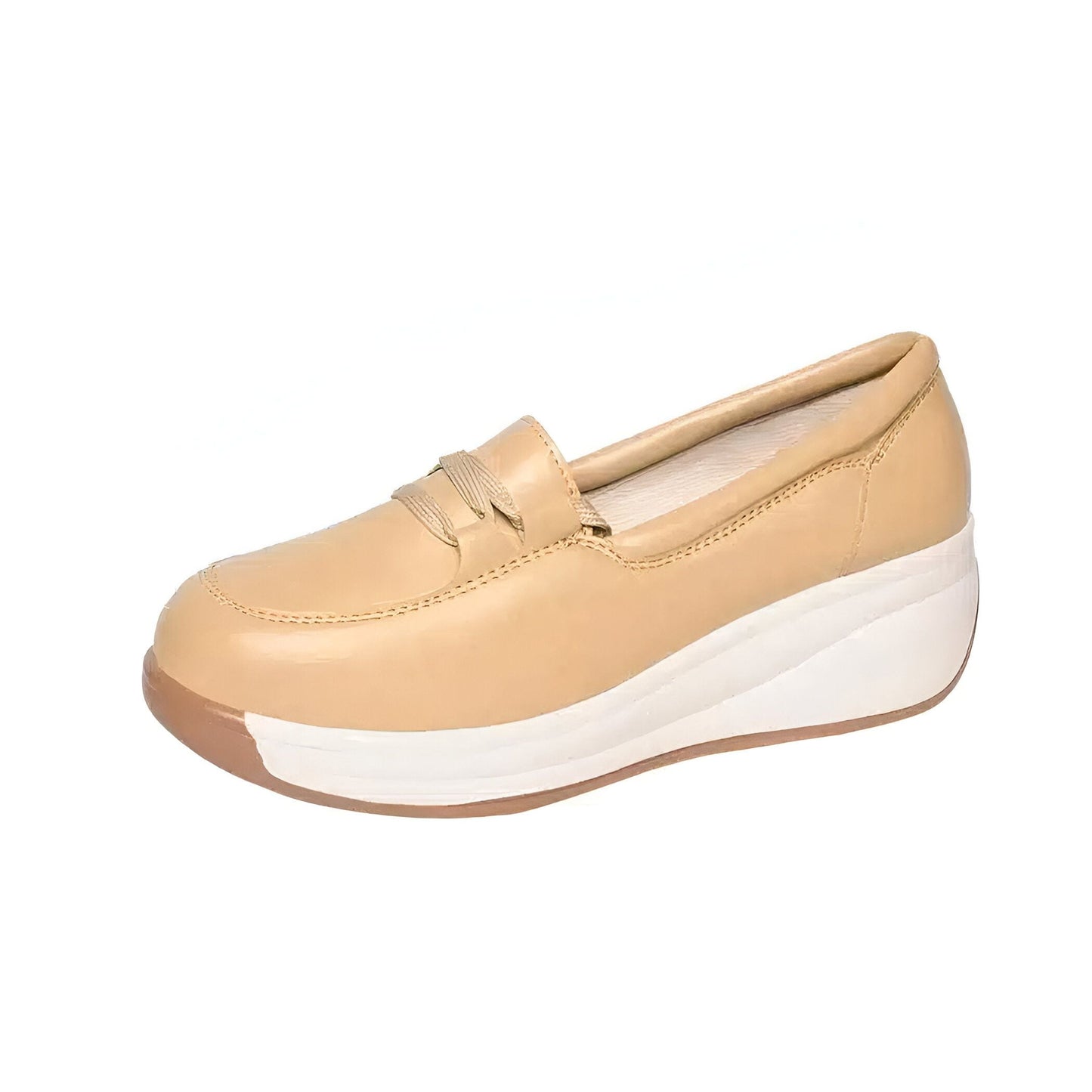 BM Mocassins femme confortables et respirants compensés