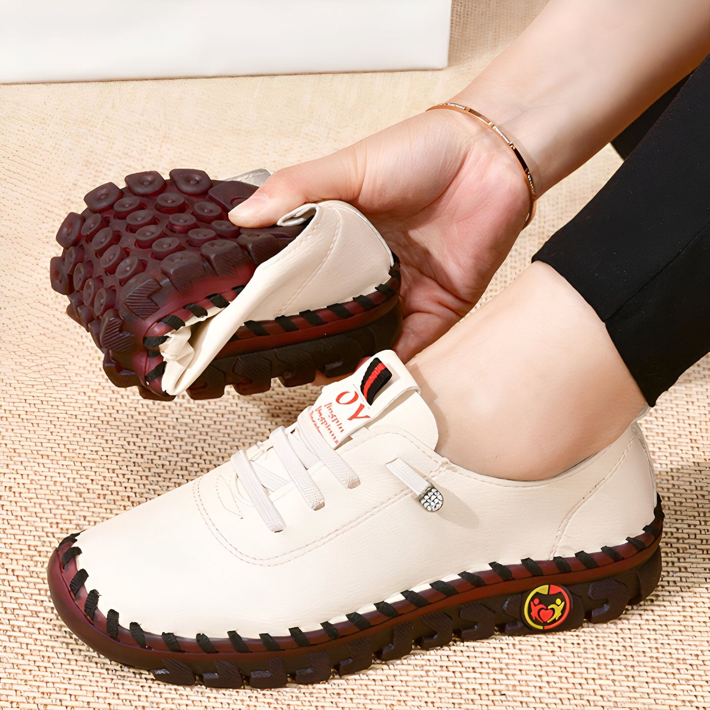 BrandMoc Mocassins Femme Confort Cuir Synthétique Style