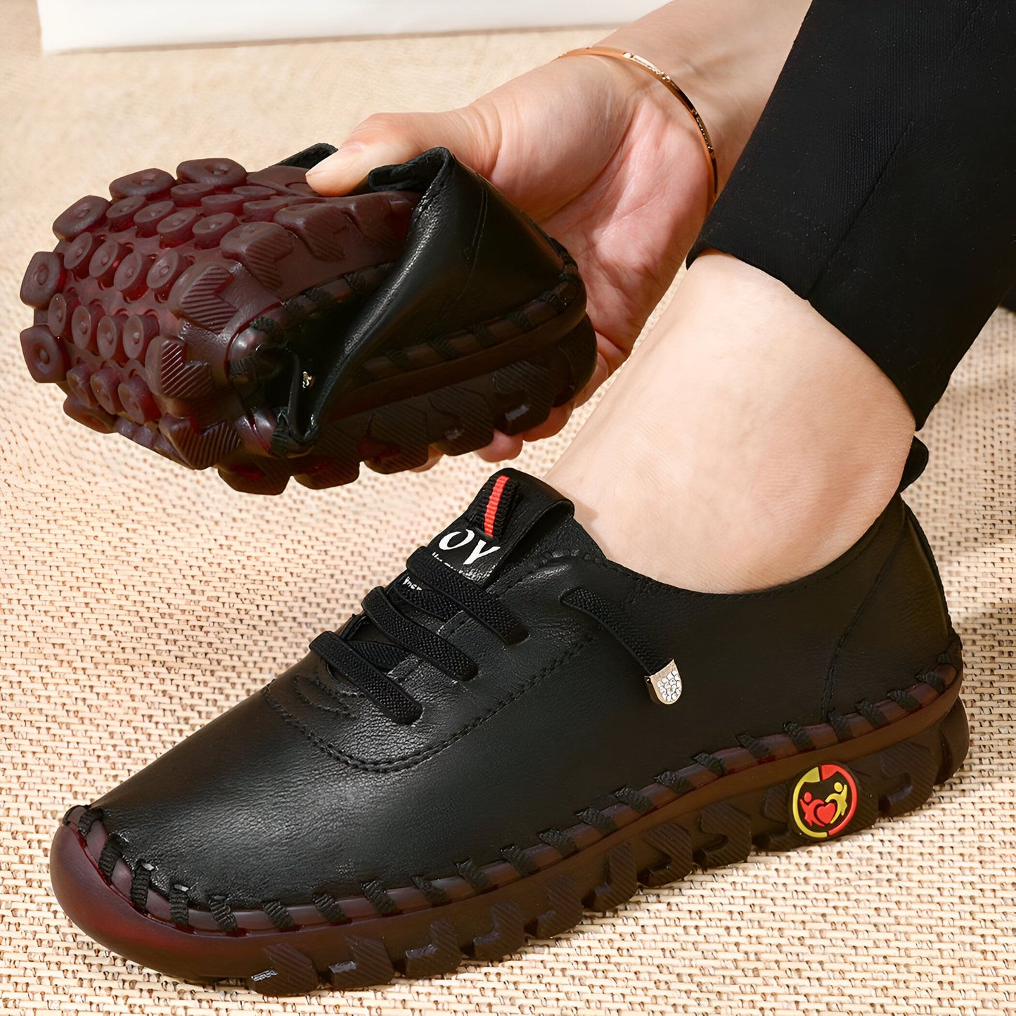 BrandMoc Mocassins Femme Confort Cuir Synthétique Style