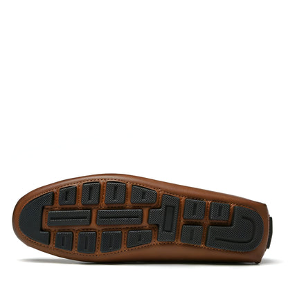 LuxeBrand Mocassins Cuir Synthétique Homme Élégant