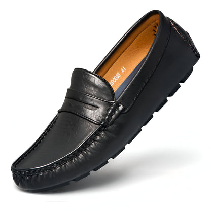LuxeBrand Mocassins Cuir Synthétique Homme Élégant