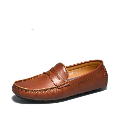LuxeBrand Mocassins Cuir Synthétique Homme Élégant