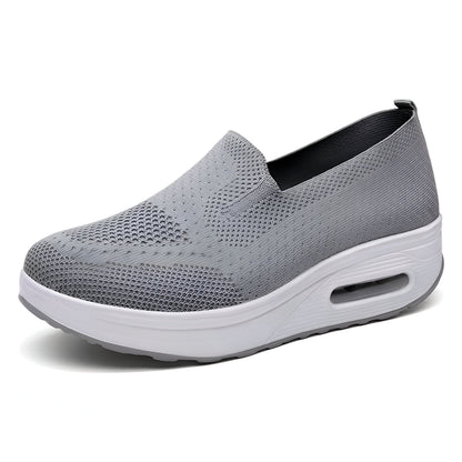 Mocassins Femme Luxe en Tissu Respirant et Confortables