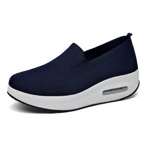 Mocassins Femme Luxe en Tissu Respirant et Confortables