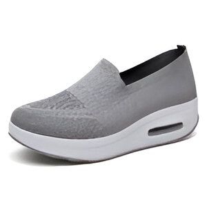 Mocassins Femme Luxe en Tissu Respirant et Confortables
