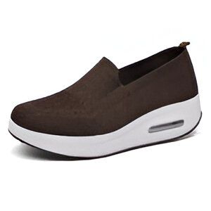 Mocassins Femme Luxe en Tissu Respirant et Confortables
