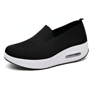 Mocassins Femme Luxe en Tissu Respirant et Confortables