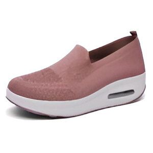 Mocassins Femme Luxe en Tissu Respirant et Confortables