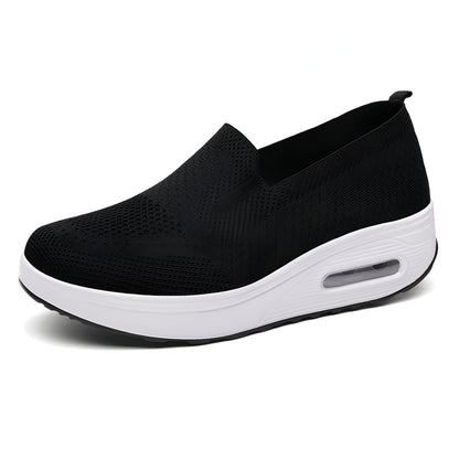 Mocassins Femme Luxe en Tissu Respirant et Confortables
