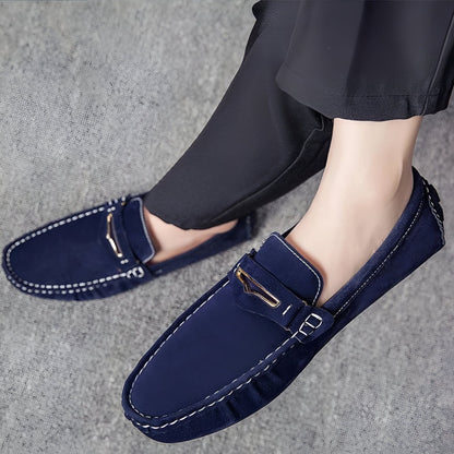 Nova Mocassins Homme Daim Colorés Confortables