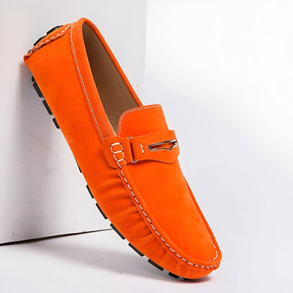 Nova Mocassins Homme Daim Colorés Confortables