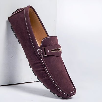 Nova Mocassins Homme Daim Colorés Confortables
