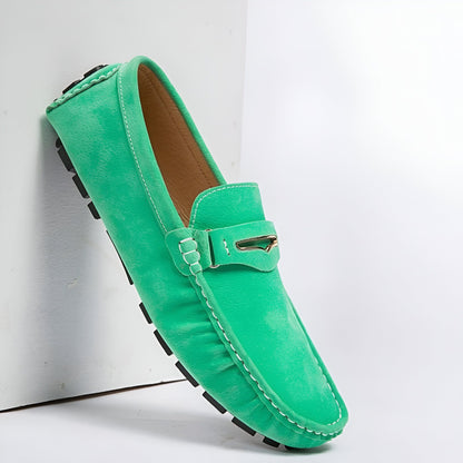 Nova Mocassins Homme Daim Colorés Confortables