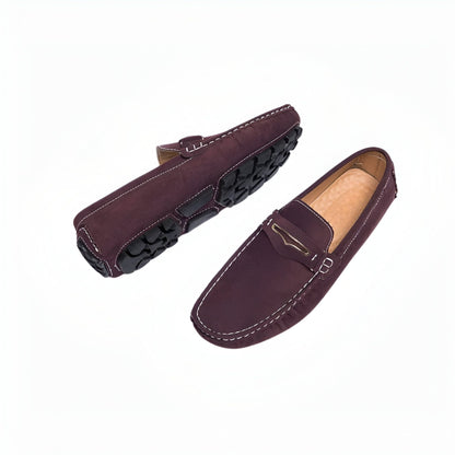 Nova Mocassins Homme Daim Colorés Confortables