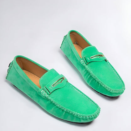 Nova Mocassins Homme Daim Colorés Confortables