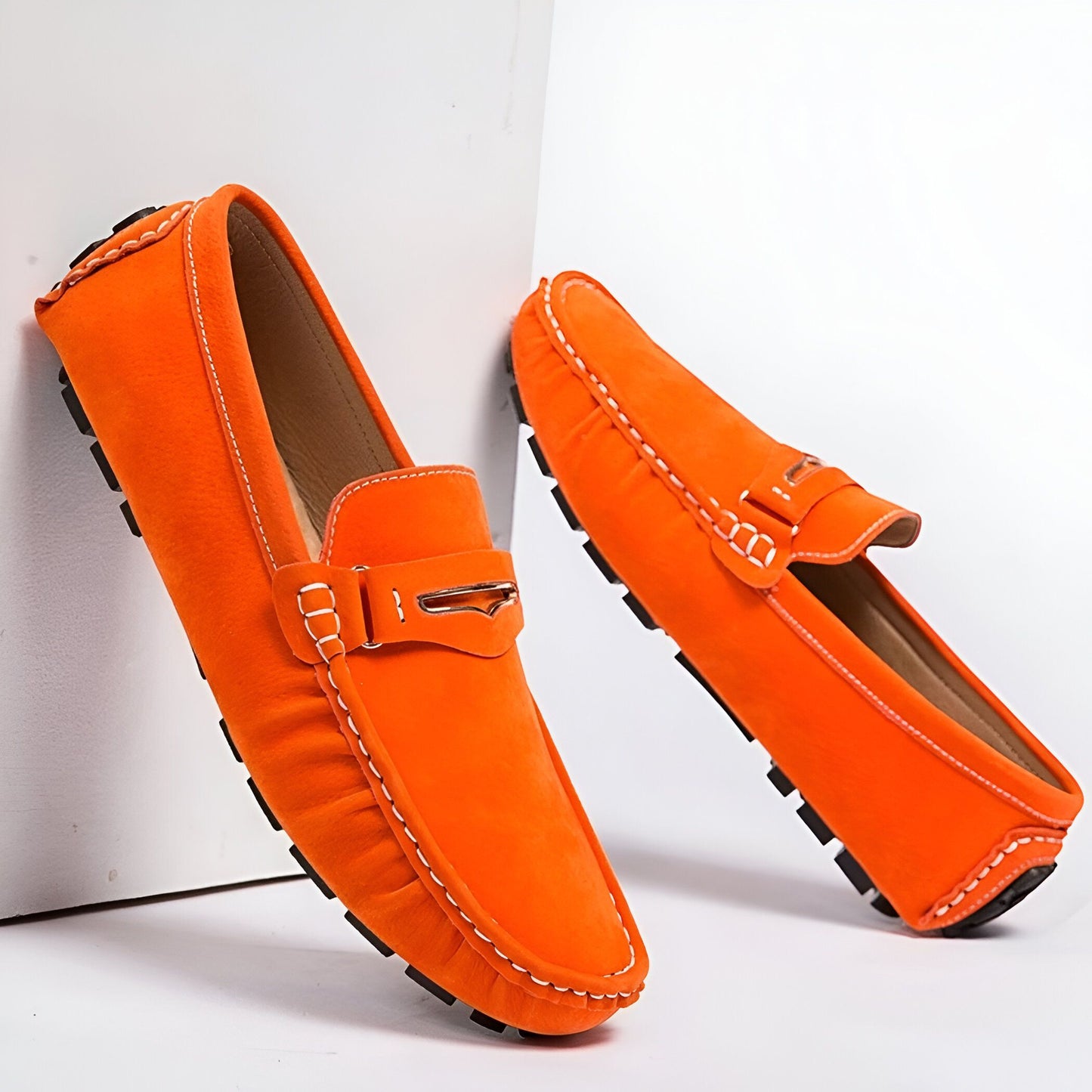 Nova Mocassins Homme Daim Colorés Confortables