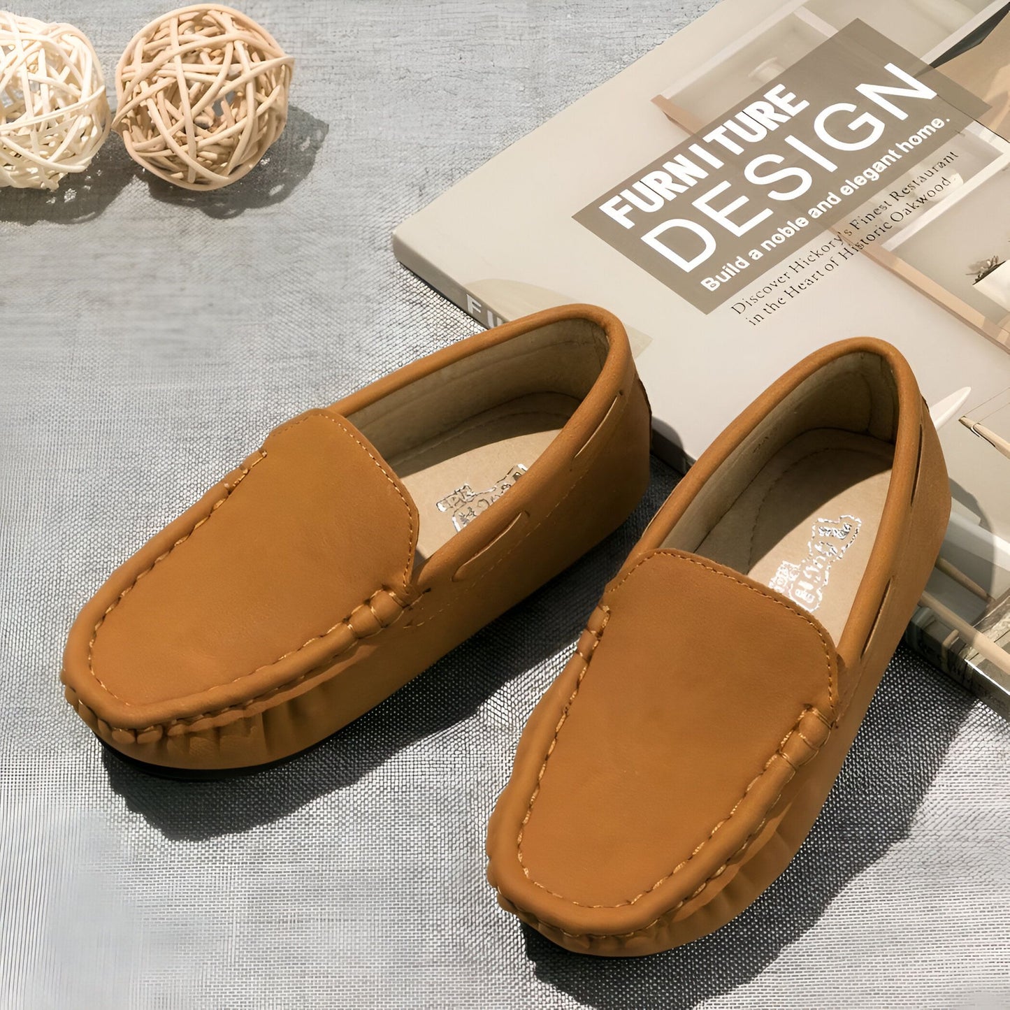 NovaWear Mocassins Garçon Synthétiques Confortables Été