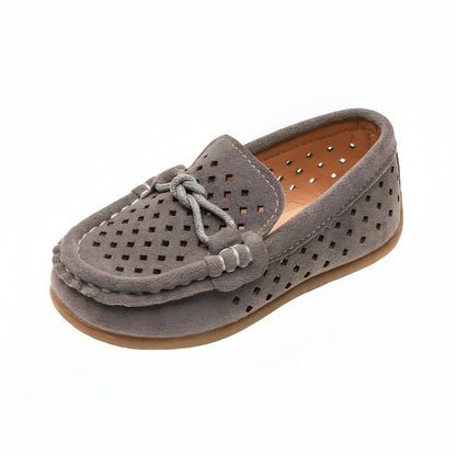 NovaMoc Mocassins Garçon Aspect Daim Respirants