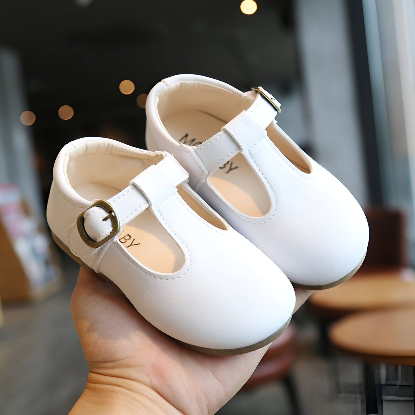 Mocassins: Fille Cuir Véritable Confortables Robustes