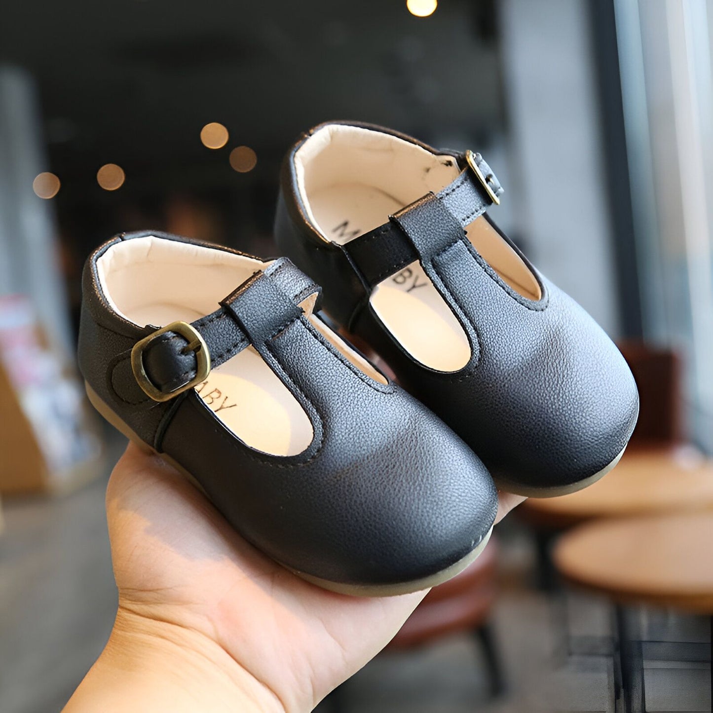 Mocassins: Fille Cuir Véritable Confortables Robustes