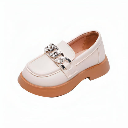 NovaLine Mocassins fille cuir synthétique souple