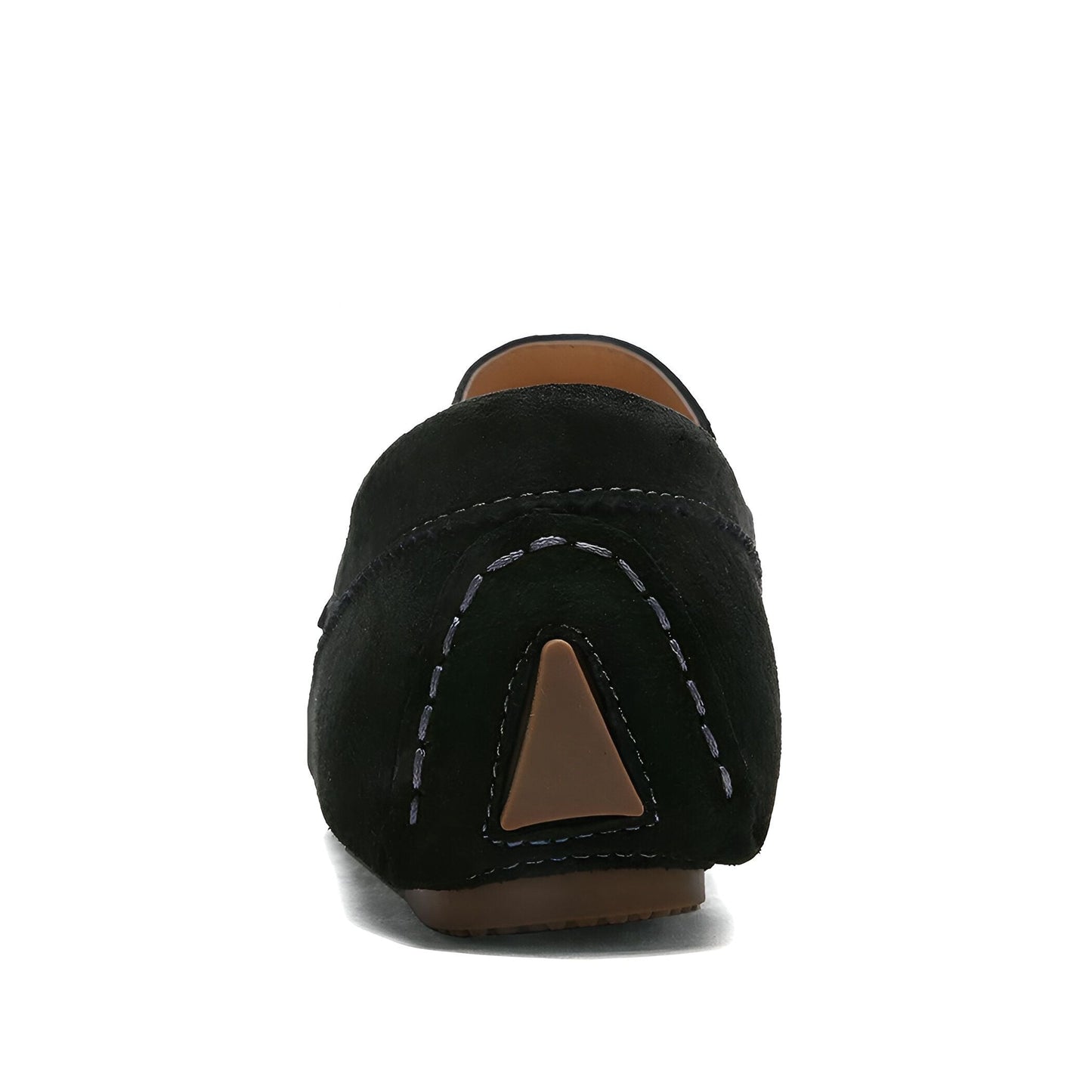 BrandDaim Mocassins Daim Noir Confortables Pour Homme