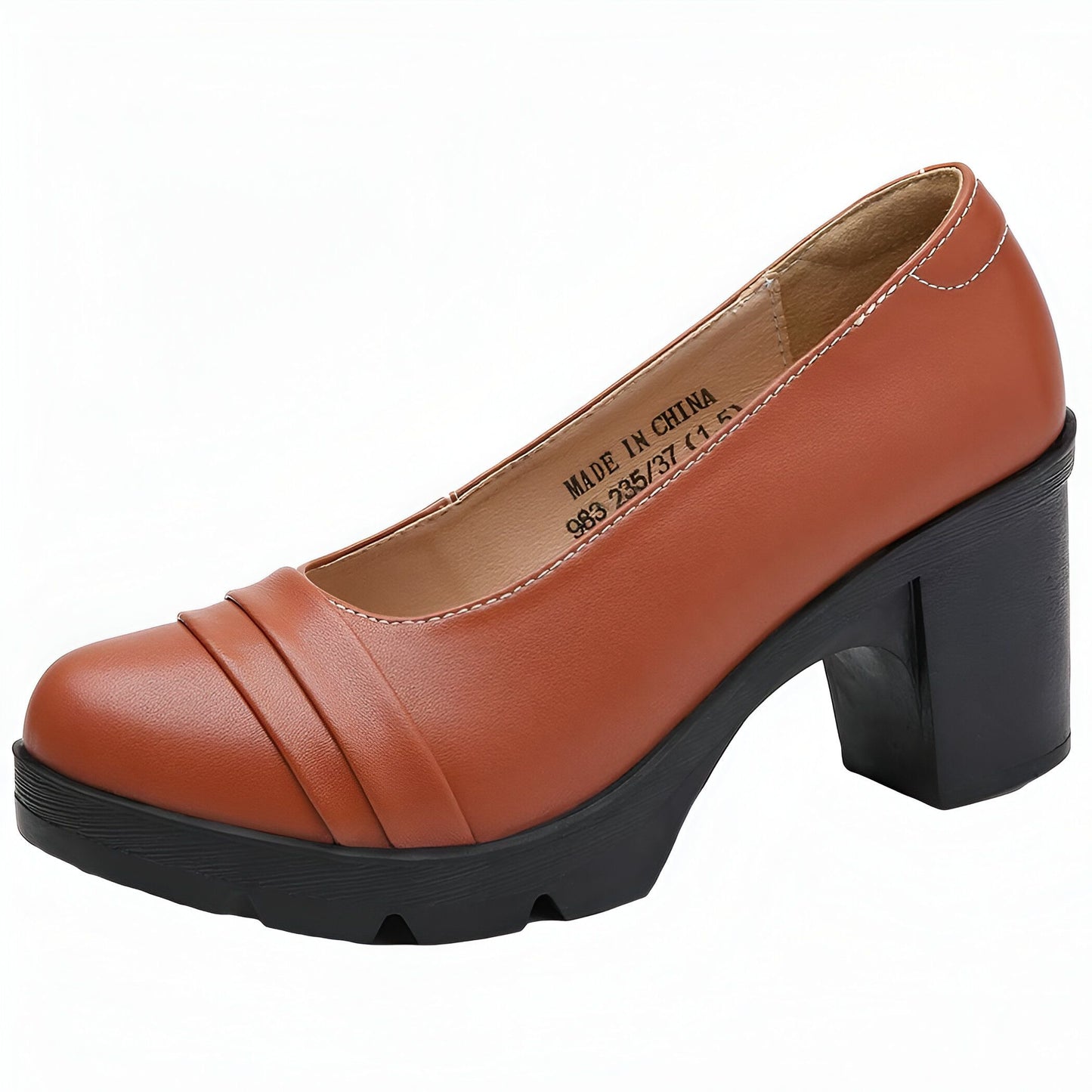 NovaLux Mocassins à Talons Raffinés Pour Femme